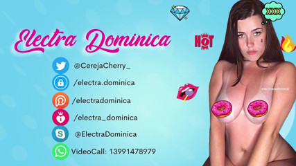 Electra Dominica: Very sexy waitress serving in a bar wearing only lingerie