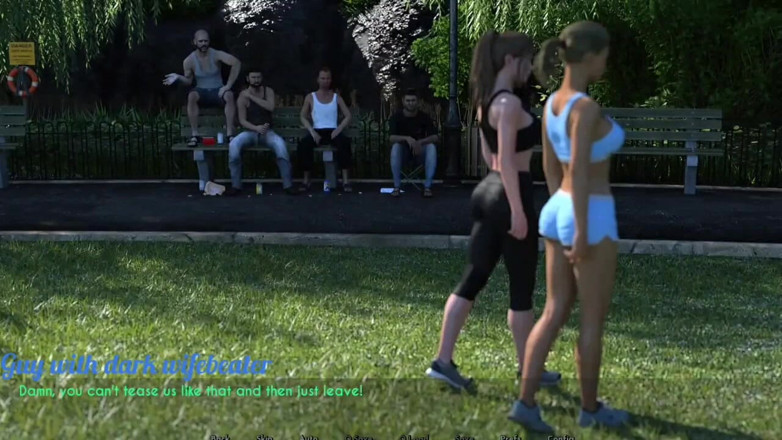 Johannes Gaming: AWAM 11 Pergi ke taman berjoging dan berkongkek. diperiksa oleh lelaki...