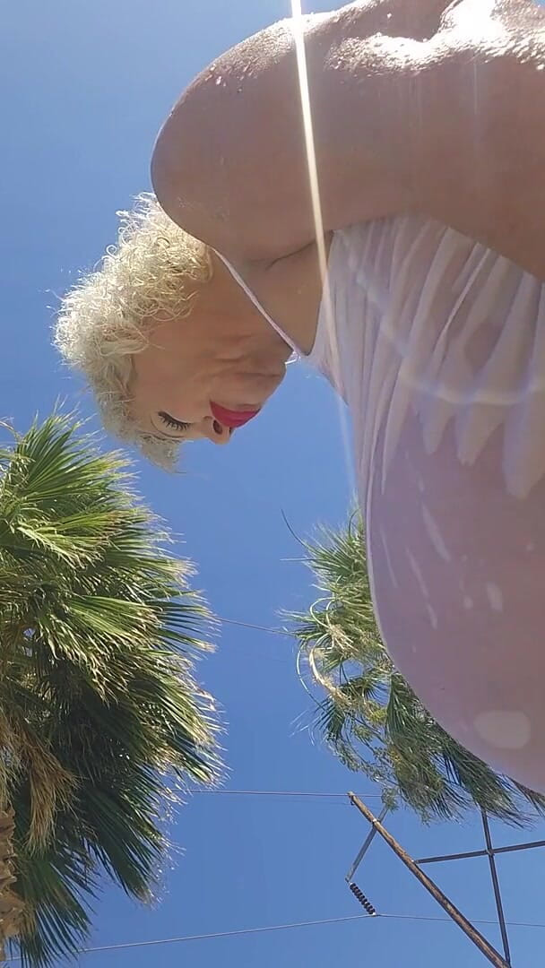 Fat Bimbo at the Pool (Claudia Marie)