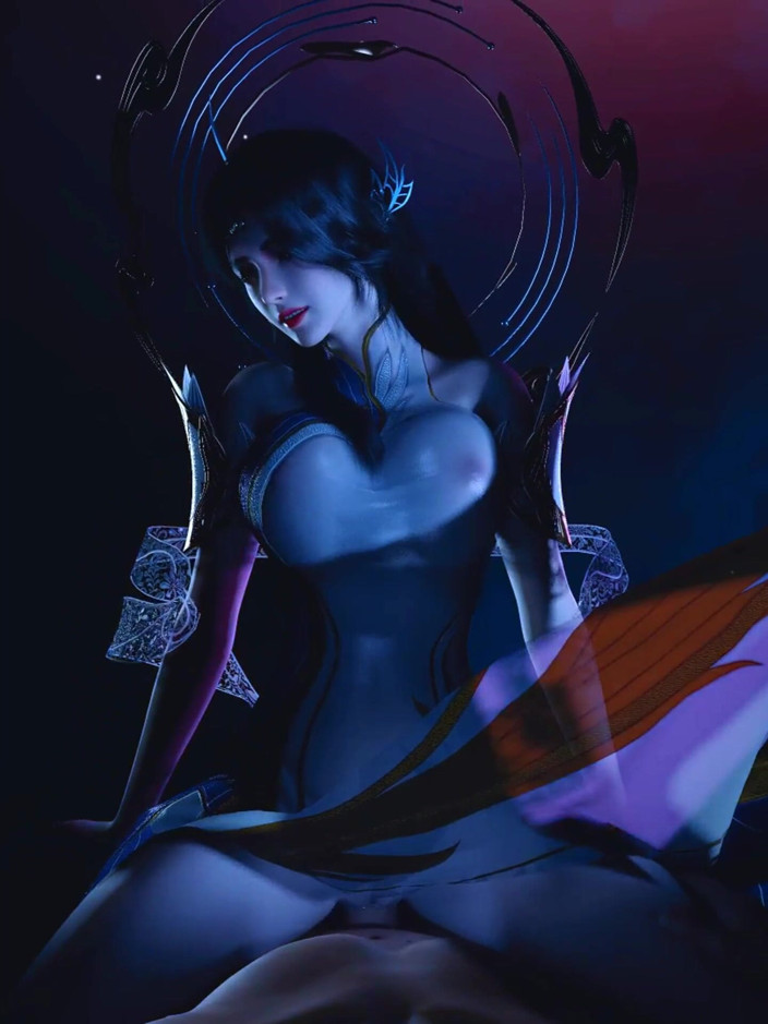 X Hentai: Goddess of the Pixel Realm: Curves Unchained - 3D Animation Hentai