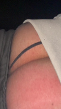 Teen Boy Night Flash Near City in Pantyhose
