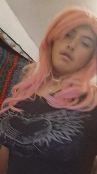 Trans Crossdresser Kamaya Riding Dildo