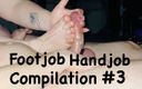 Zsaklin&#039;s Hand and Footjobs: Kompilace honění nohama, část 3