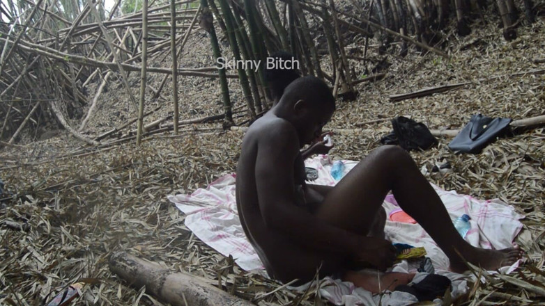 Skinny Bitch: Sex in the Forest Outdoors Part 2