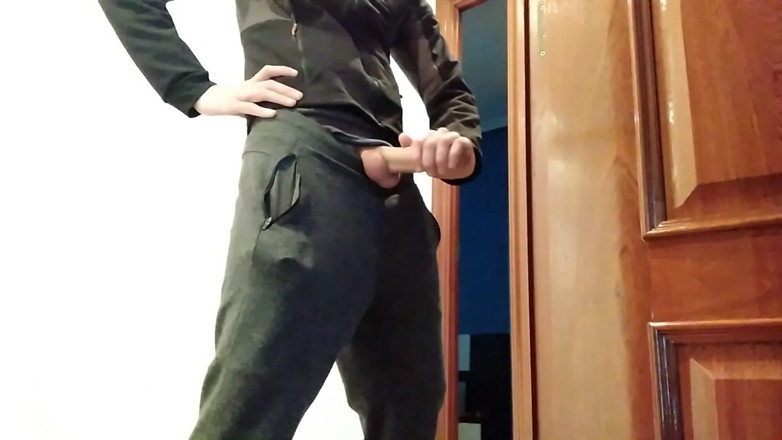 Elvissc: Honění od sexy amatérského chlapa s velkým ptákem, střílí na...