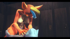 HentaiTubes: Furry hentai - foxy dientot habis-habisan sampai muncrat berkali-kali - bokep game...