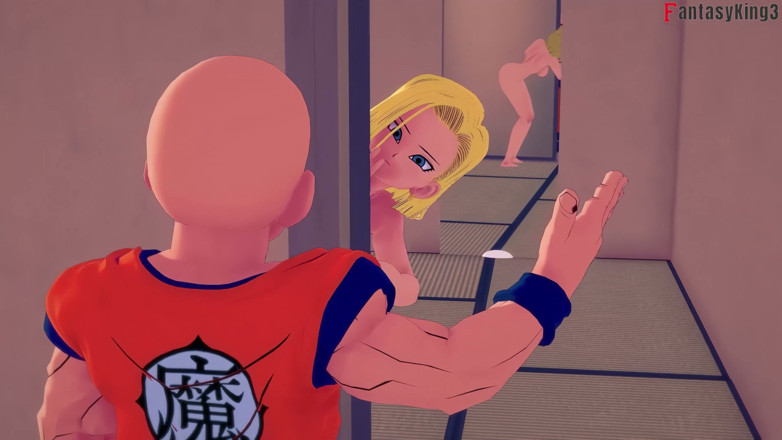 Fantasy king: Krillin hampir menemui Android 18 dan Roshi berkongkek - Siri zex bola...