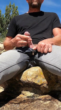 In meine jeans pissen und in der wüste raus wichsen