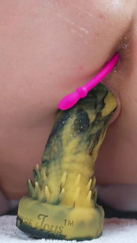 Ich reite gut meine verrückten dildos