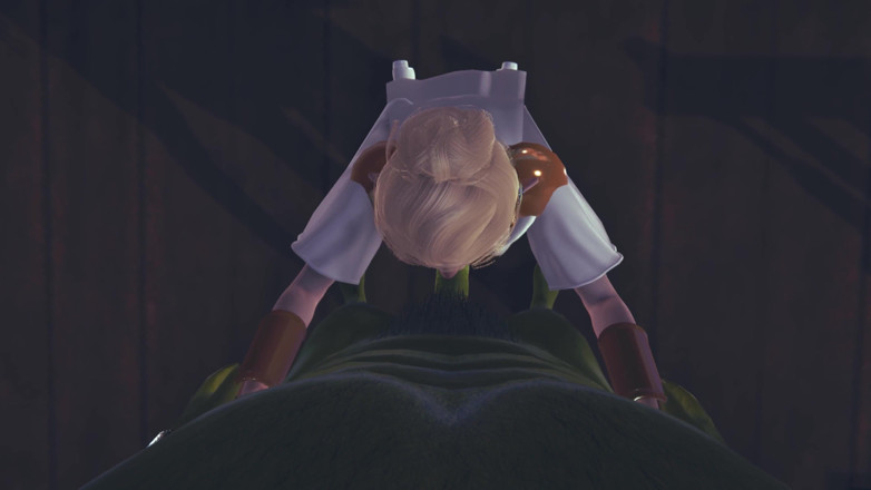 Waifu club 3D: Cute elf sucks orc cock POV