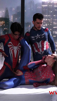 Spider Girl Banged by Superheroes. Lula