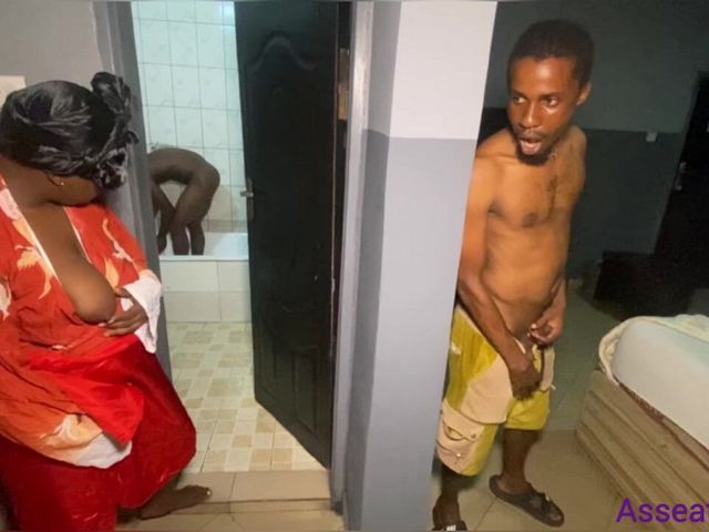 My Man’s Friend Fucked Me, While My Man Was in the Shower (Ass eating fraj)