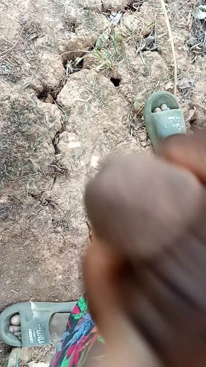 Kpekus arena: African Boy Masturbating Inside the Bush