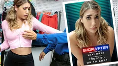 Shoplyfter - Sexy Blonde Teen Uses Her Body to Get Out of Trouble After Being Caught Shoplifting