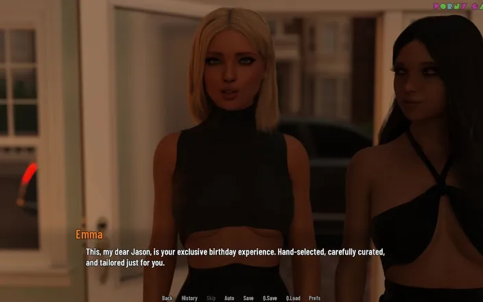 Porny Games: University Days by Greebo - Special Birthday Present, Shower Sex and...