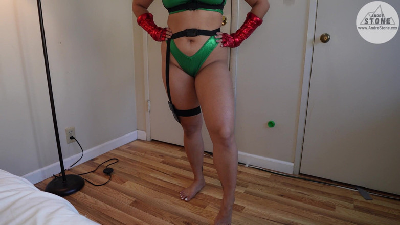 Andre Stone: Thick Asian GF Jasmine Teaa Dressed as Cammy From Street...