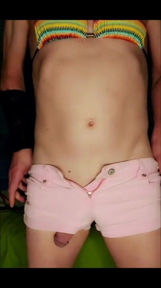 Lizzaali: Playing in my tiny pink shorts