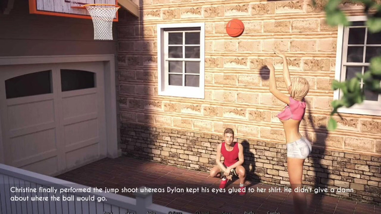 Johannes Gaming: AWAM # 52 insegna a Christine bow a giocare a basketbal