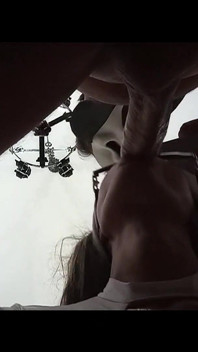 MILF Gives a Quick Blowjob with a Cum Explosion in Her Mouth