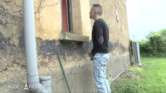 Nude in France: Cougar teacher gets her ass hammered