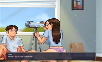 Hentai World: Summertime Saga - จับได้เพื่อนบ้านที่เรียนด้วยกันด้วยความรัก