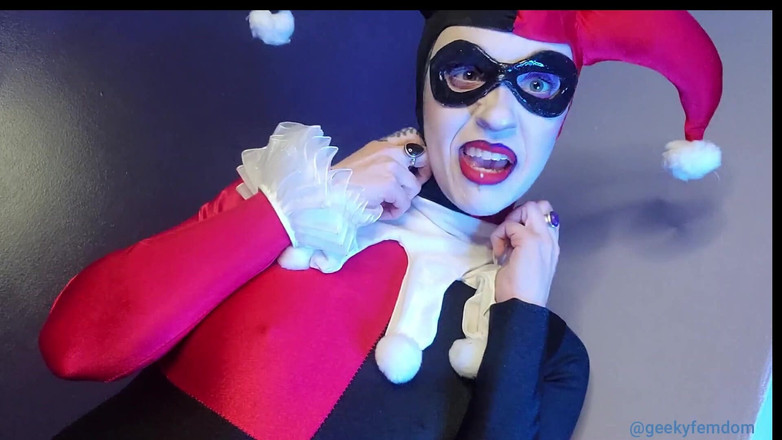 Geeky Femdom: Harley Quinn dominerar dig