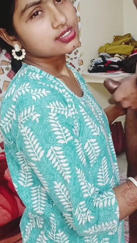 Session 22. Indian Desi Romantic Couple, Blowjob Cumshot Sex