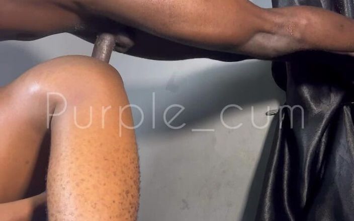 Purplecum: अफ्रीकी बड़ा लंड सौतेला भाई