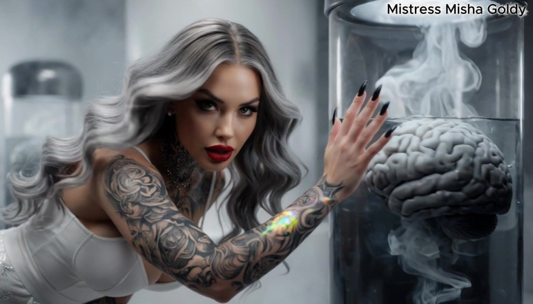 Goddess Misha Goldy: Bauku mengubahmu menjadi pelacur kecilku yang lemah, rentan terhadap penghancuran...