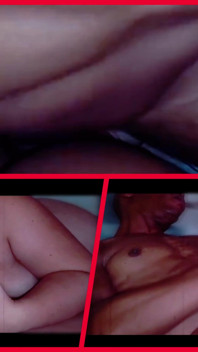 Threeway View of Threesome Throatpie