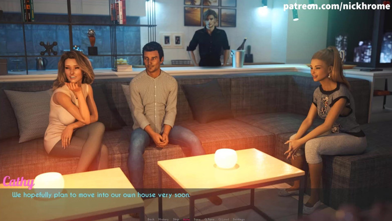 Visual Novels: Seorang istri dan ibu tiri bagian 111