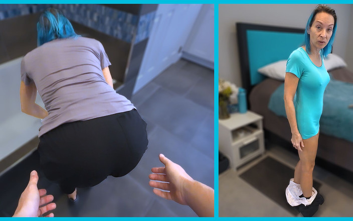 Milf Stella: Ibu tiri lagi asik ngentot sambil pakai celana dalam