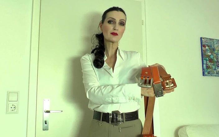 Lady Victoria Valente: Wide Tight Belts - Part 59