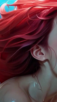 The Mermaid Who Dreamed of Walking on Land Found Pleasure in a Human’s Embrace. Ai Generation