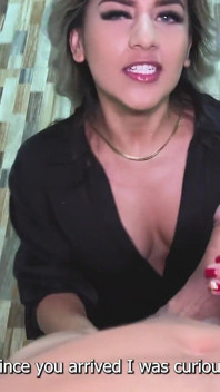 A Petite Real Estate Agent with Big Tits Gets Fucked by a Colombian - Max Betancur and Naty Delgado