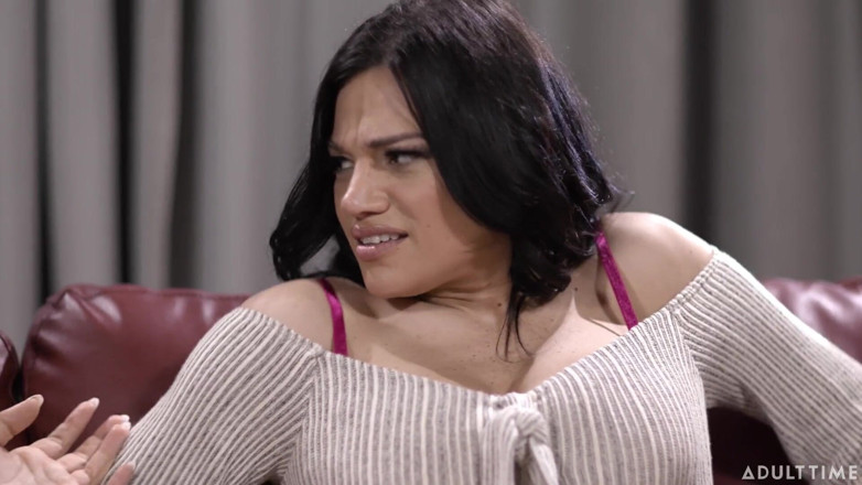 Adult Time: Adult Time - Ahli terapi nakal April Olsen Ditangkap melancap oleh...