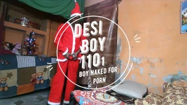 Garoto Chrismas fun desiboy pornô e masturbação prazer