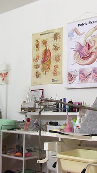 미시 Gyno - 성숙한 여자 gyno speculum 시험 + 질 관개 영상