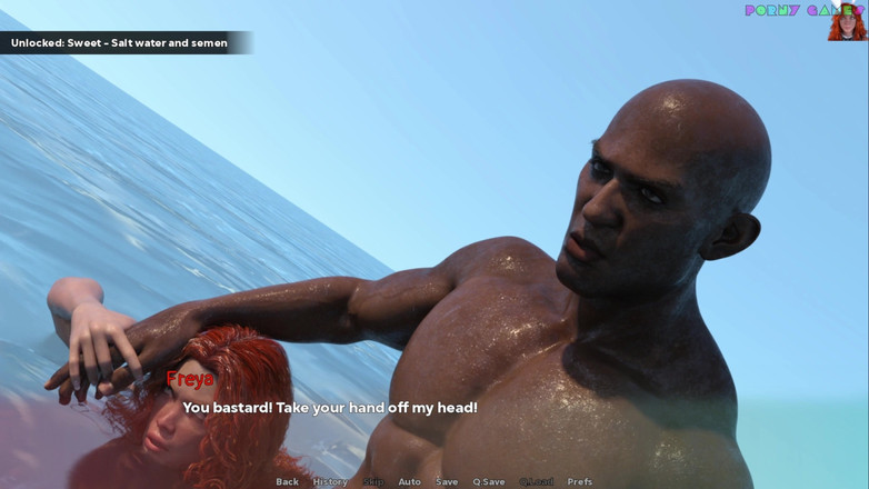 Porny Games: Nasbi tidak akan memisahkan kami dengan menaikkan phallus - si jalang...