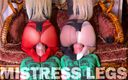 Mistress Legs: Goddess Big Ass Facesitting and Face Bouncing in Two Pair...