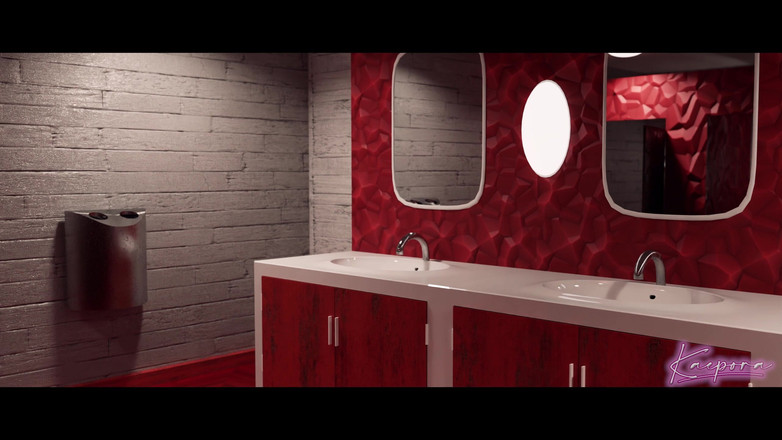 Kaepora NSFW: Dva спіймали в туалеті, коли вона смокче власний член