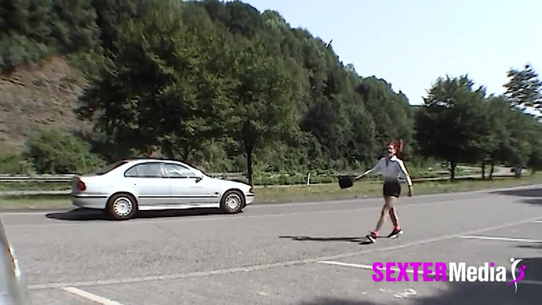 Sextermedia by Pete: Redhead Teen Likes to Suck It in the Area