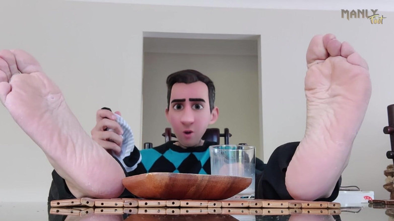 Manlyfoot: Üvey baba eşcinsel - masa kahvaltısı altında - alt kattaki anneler ve üvey...