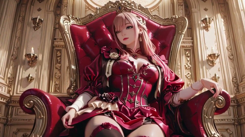 Seraphina Vale: Crimson Throne: the Pink-haired Queen's Lazy Coronation