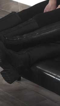 Mistresses Olga and Natasa's Dirty Boots