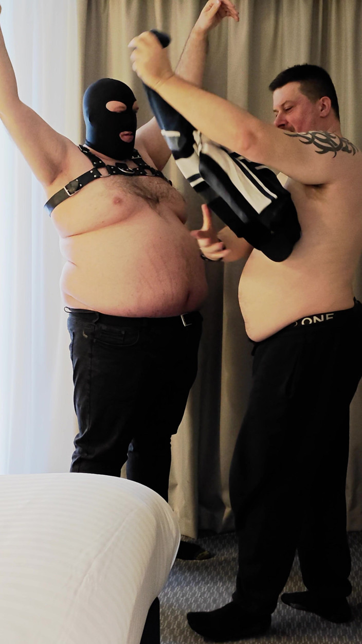 uktattooedchub74: Stripping Each Other Episode Five