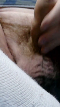 Close up Cum Shot on to My White Socks, Uncut Cumming