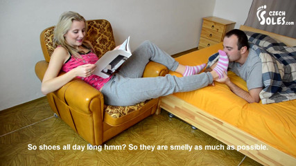 Czech Soles - foot fetish content: Good morning, my smelly feet