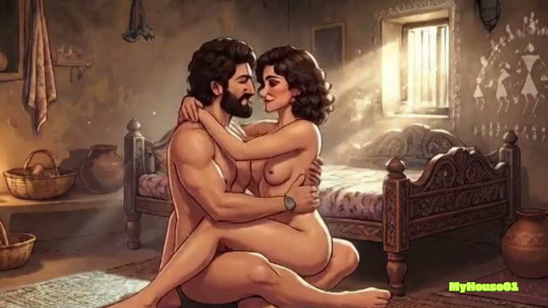 My house for adult: Indian Bhabi with Devar in Their Villege House