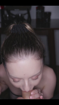 Custom Sloppy Blowjob & BIG Facial POV